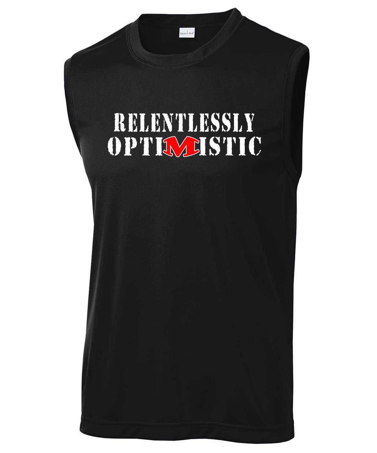 Relentlessly Optimistic "Martin" Dry-Fit Muscle Tank