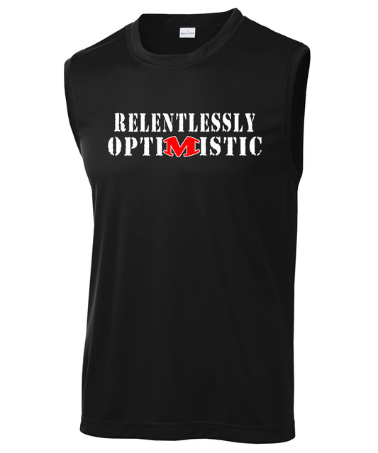 Relentlessly Optimistic "Martin" Dry-Fit Muscle Tank