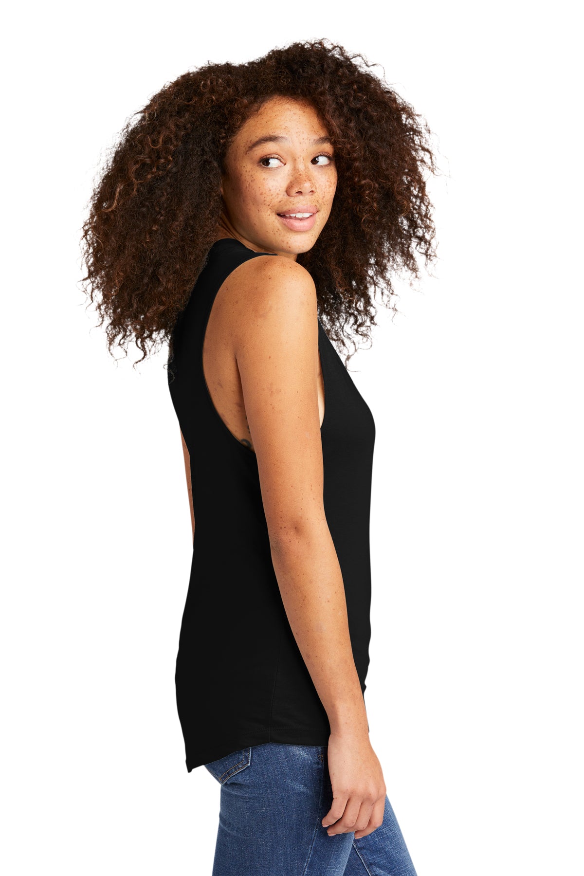 Relentlessly Optimistic "Martin" Ladies Muscle Tank